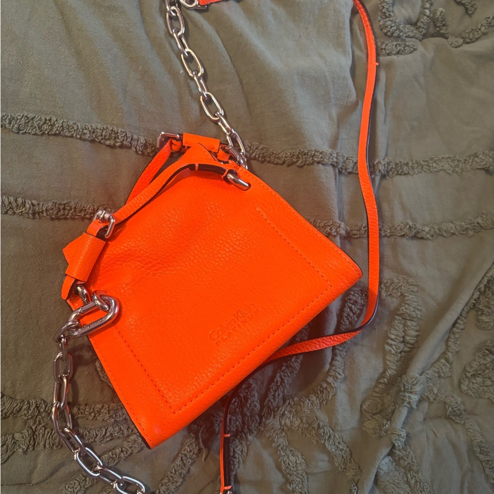 Calvin Klein Orange Crossbody Bag